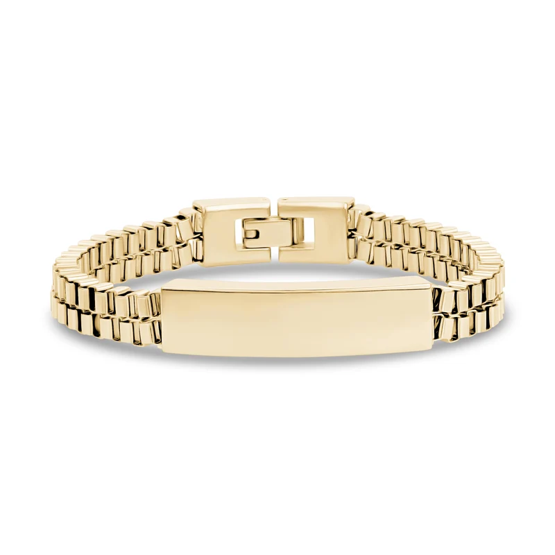 Bracelet d'identification à double rangée de maillons