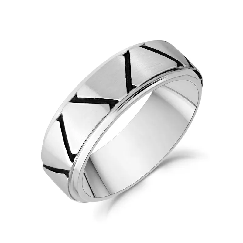 7mm Triangle Design Jonc
