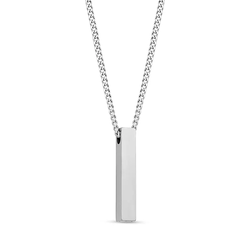 Pendentif urne bar rectangulaire mat
