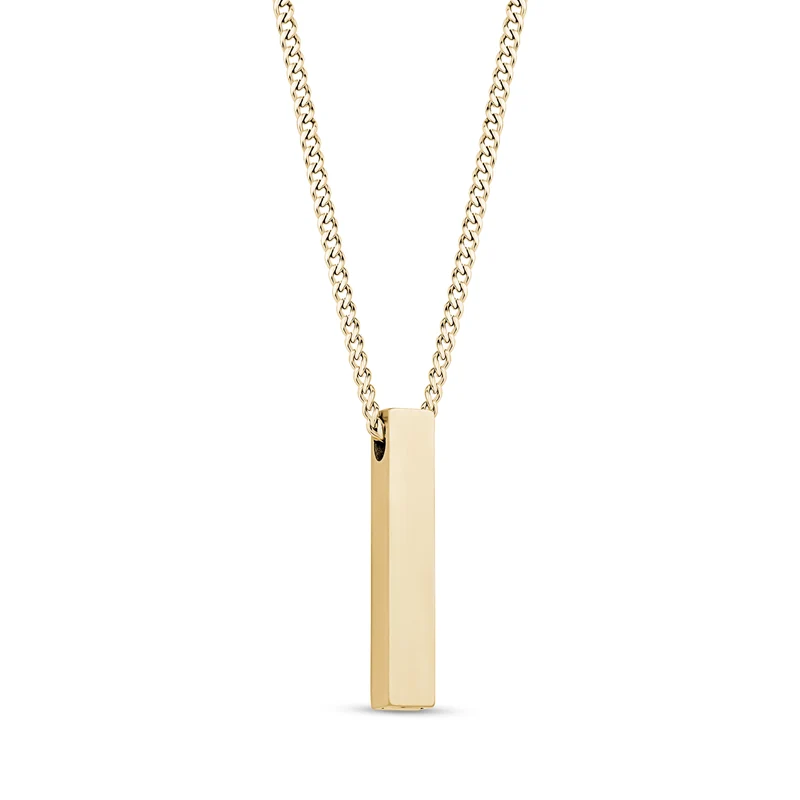 Pendentif urne bar rectangulaire mat