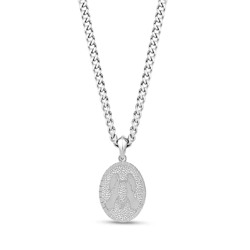 Pendentif ovale du zodiaque