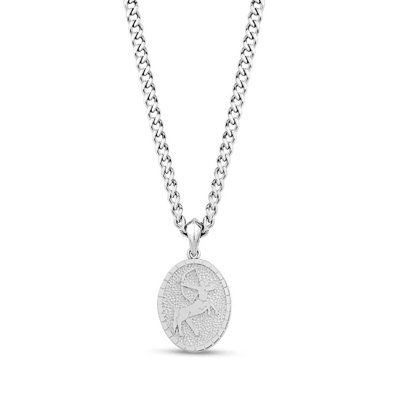 Pendentif ovale du zodiaque