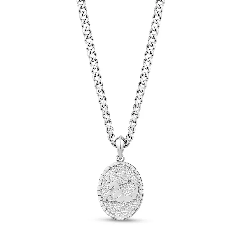 Pendentif ovale du zodiaque