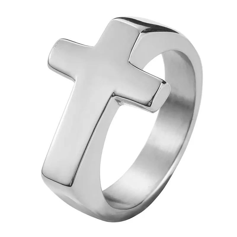 Bague Croix Homme