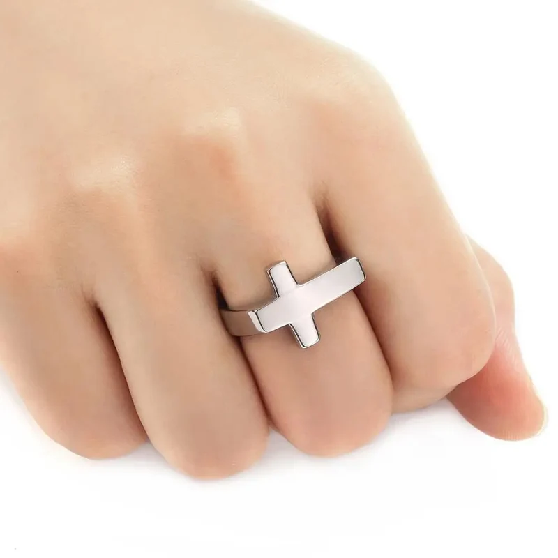 Bague Croix Homme