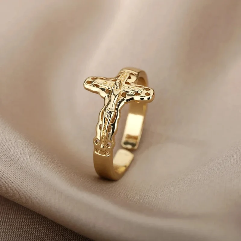 Bague Croix Christ