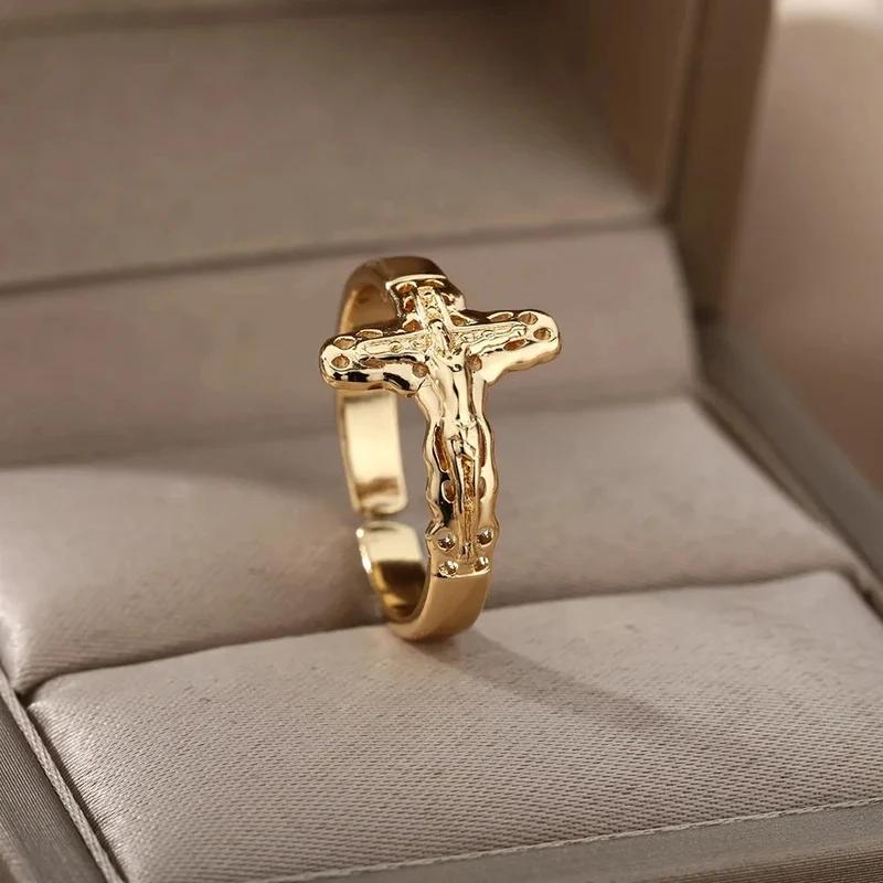 Bague Croix Christ
