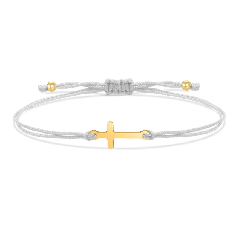Bracelet Croix Cordon