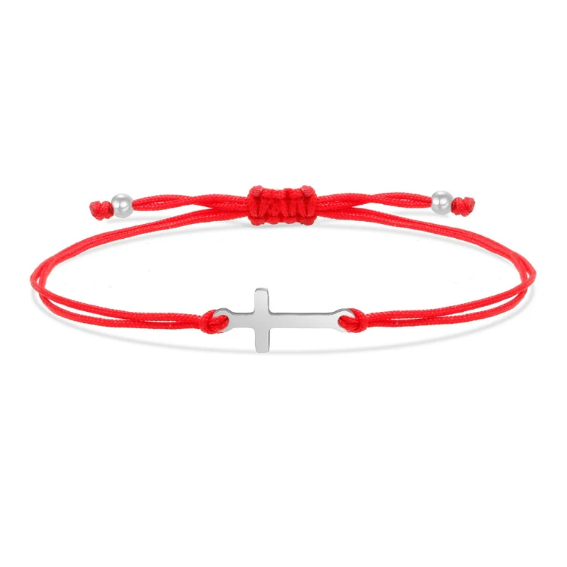 Bracelet Croix Cordon