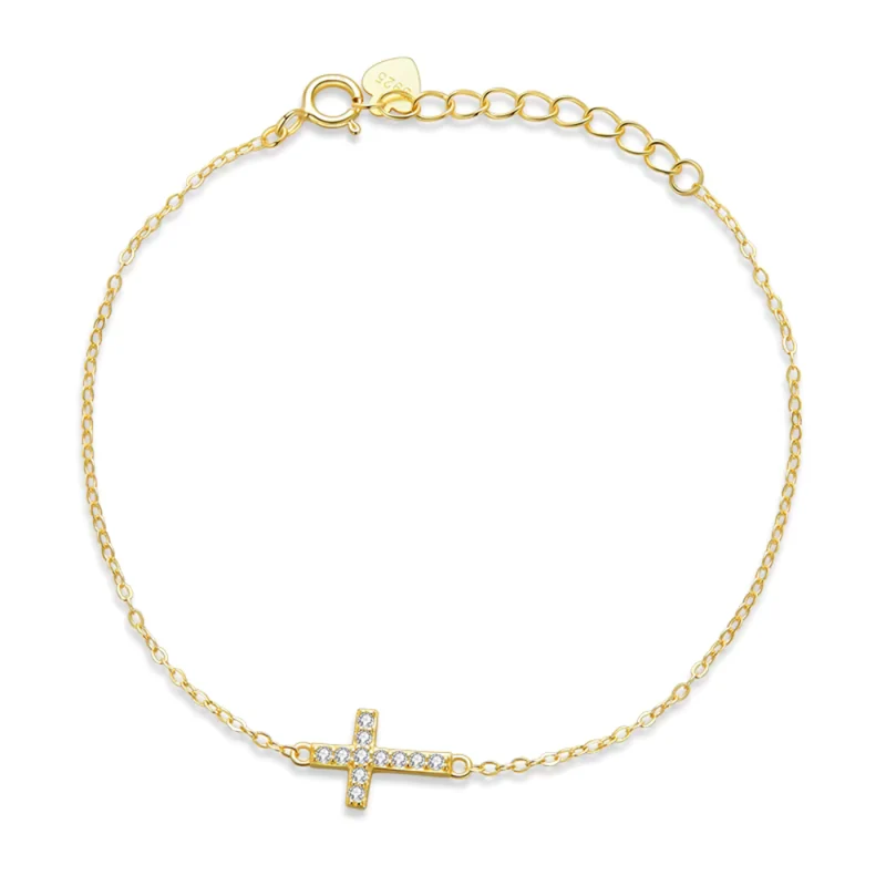 Bracelet Croix Or