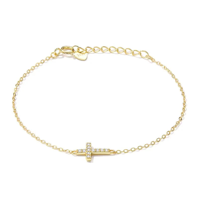 Bracelet Croix Or