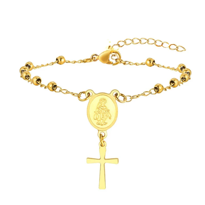 Bracelet Croix Chapelet