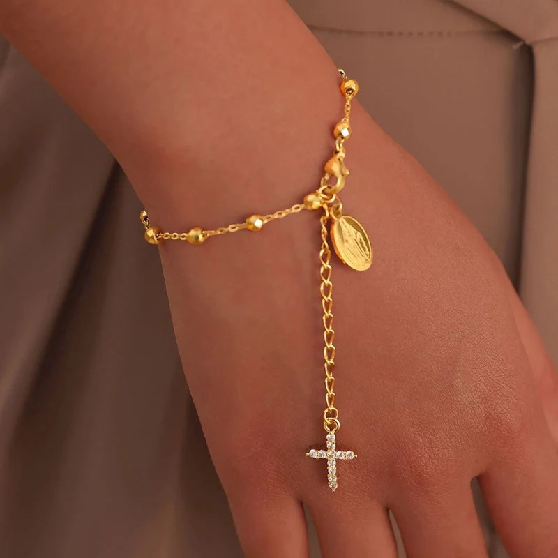 Bracelet Pendentif Croix
