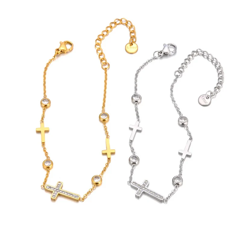 Bracelet Triple Croix