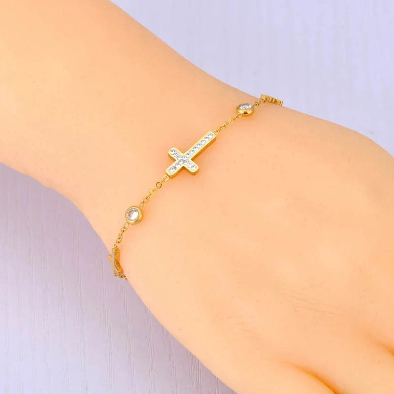 Bracelet Triple Croix