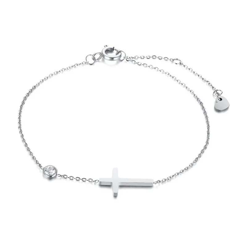 Bracelet Croix Pierre Naissance