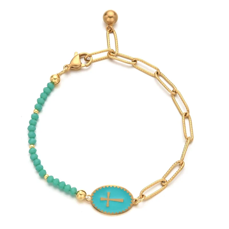 Bracelet Croix Couleur