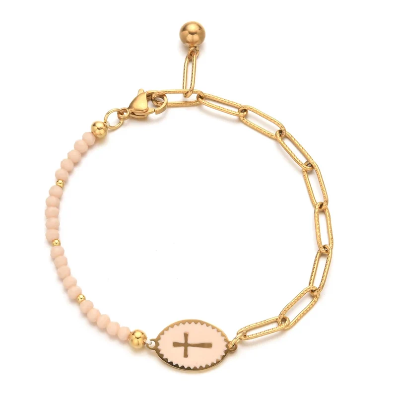 Bracelet Croix Couleur