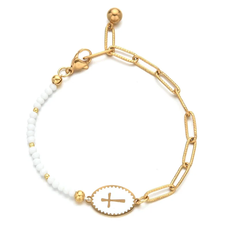 Bracelet Croix Couleur