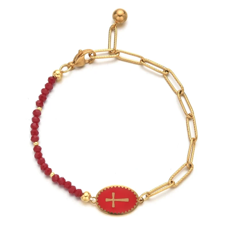 Bracelet Croix Couleur