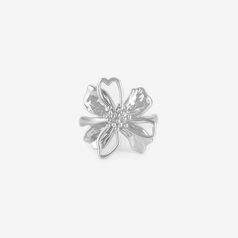 Bague Fleur Irrégulière