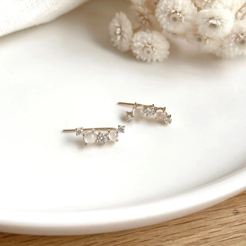 Boucles d'oreilles "Elisa" plaqué or