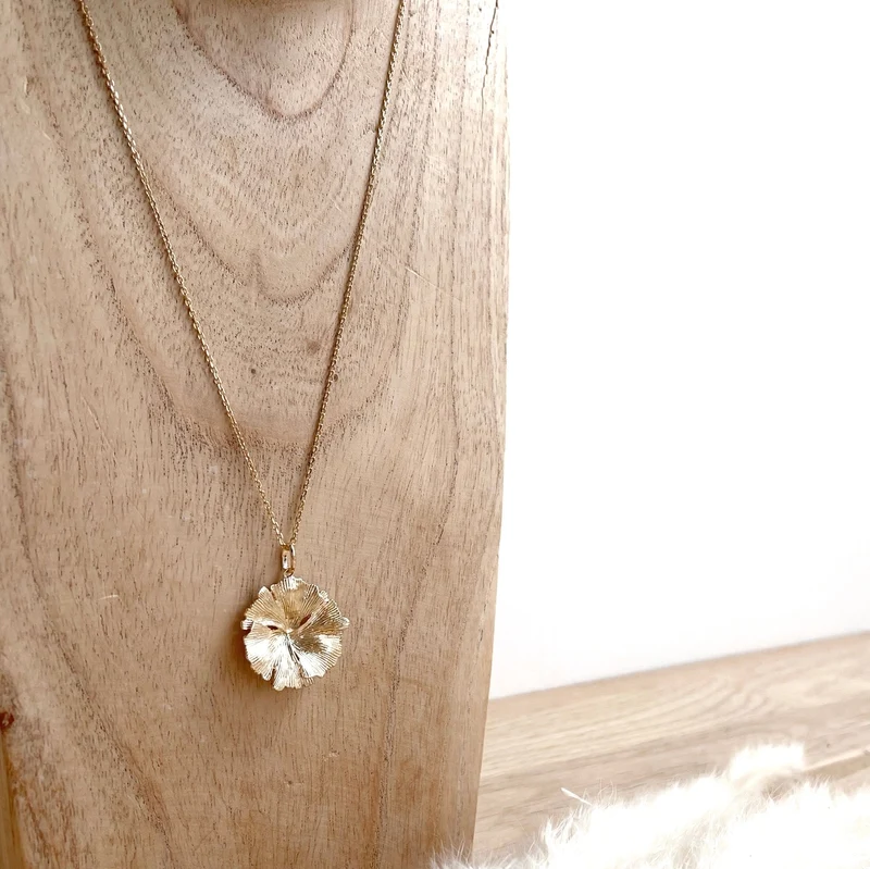 Collier "Harumi" plaqué or