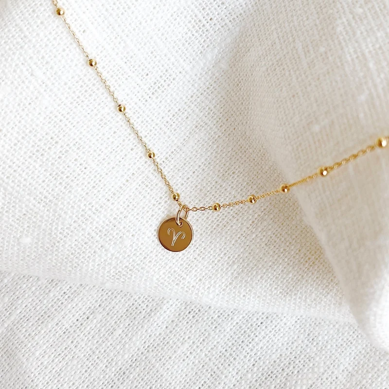 Collier "Emile" plaqué or