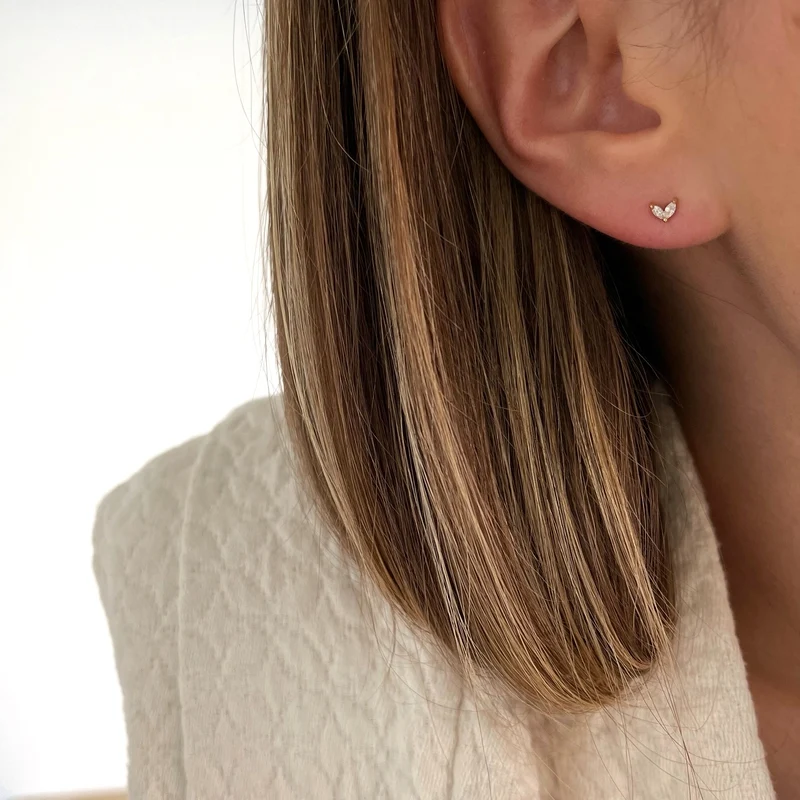 Boucles d'oreilles "Lula" plaqué or