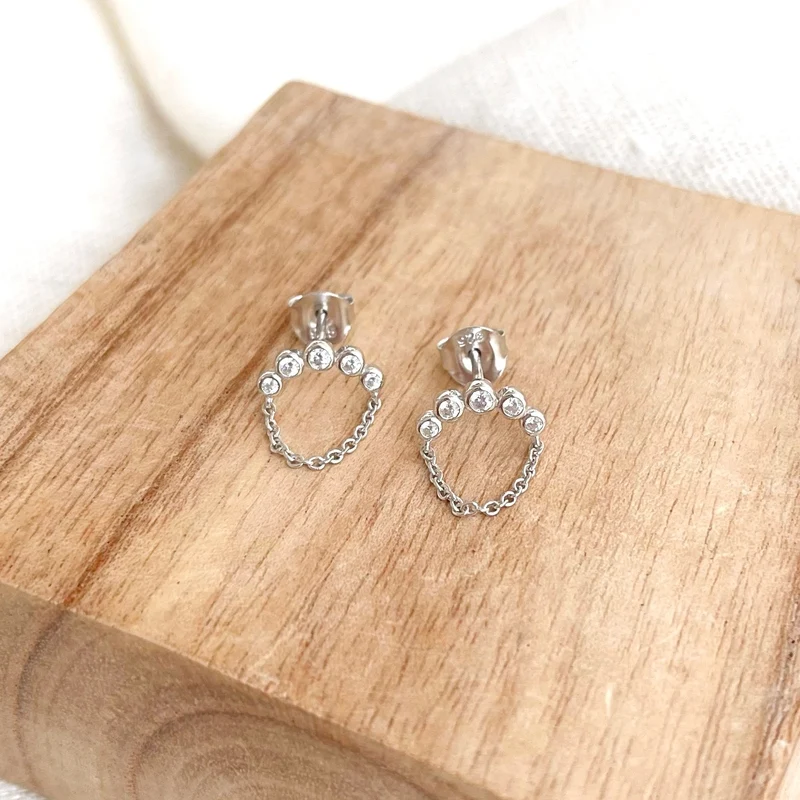 Boucles d'oreilles "Nerys" argent