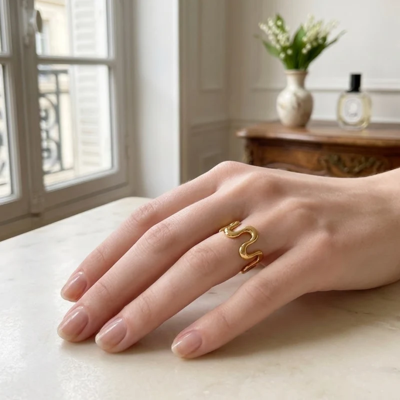 Bague forme irrégulière