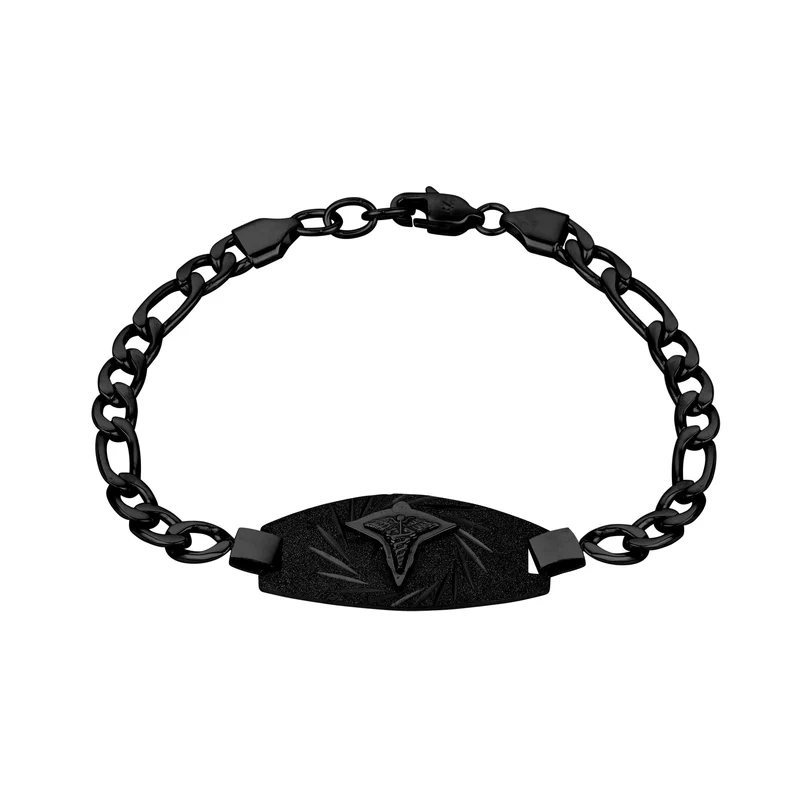 Bracelet à maillons Figaro Medical ID