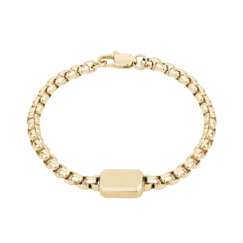Bracelet d'étiquettes d'identification 5 mm à boîte ronde