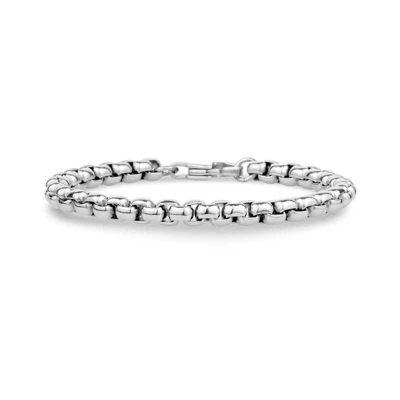 Bracelet à maillons ronds de 6 mm