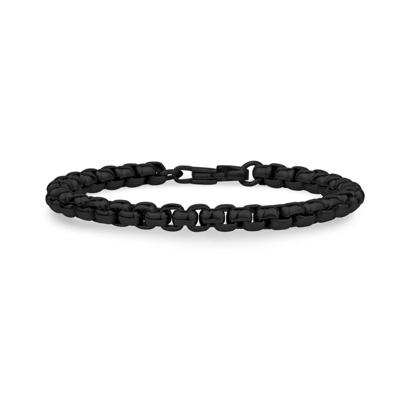 Bracelet à maillons ronds de 6 mm
