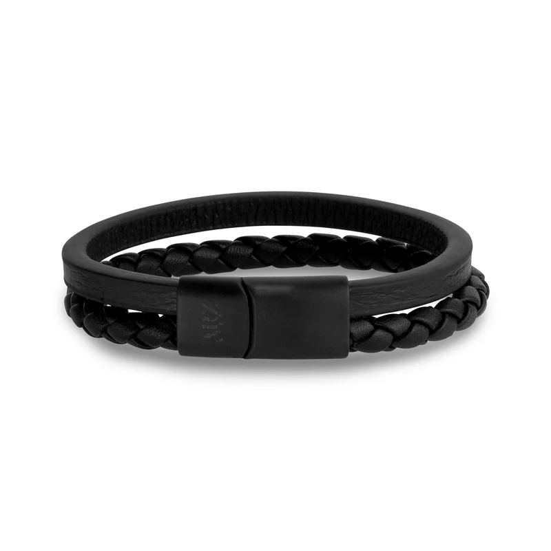 Bracelet en cuir à double brin