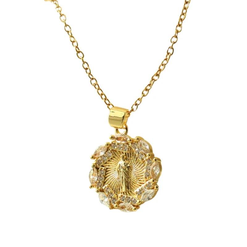 Collier Couronne Vierge Marie