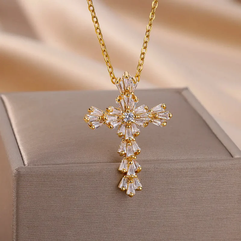 Collier Croix Religieuse