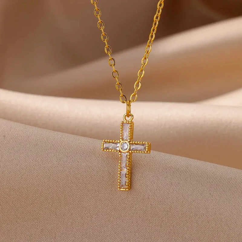 Collier Croix Minimaliste