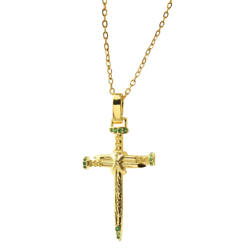 Collier Croix Épée