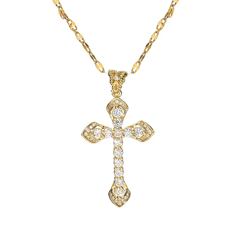 Collier Croix Diamant