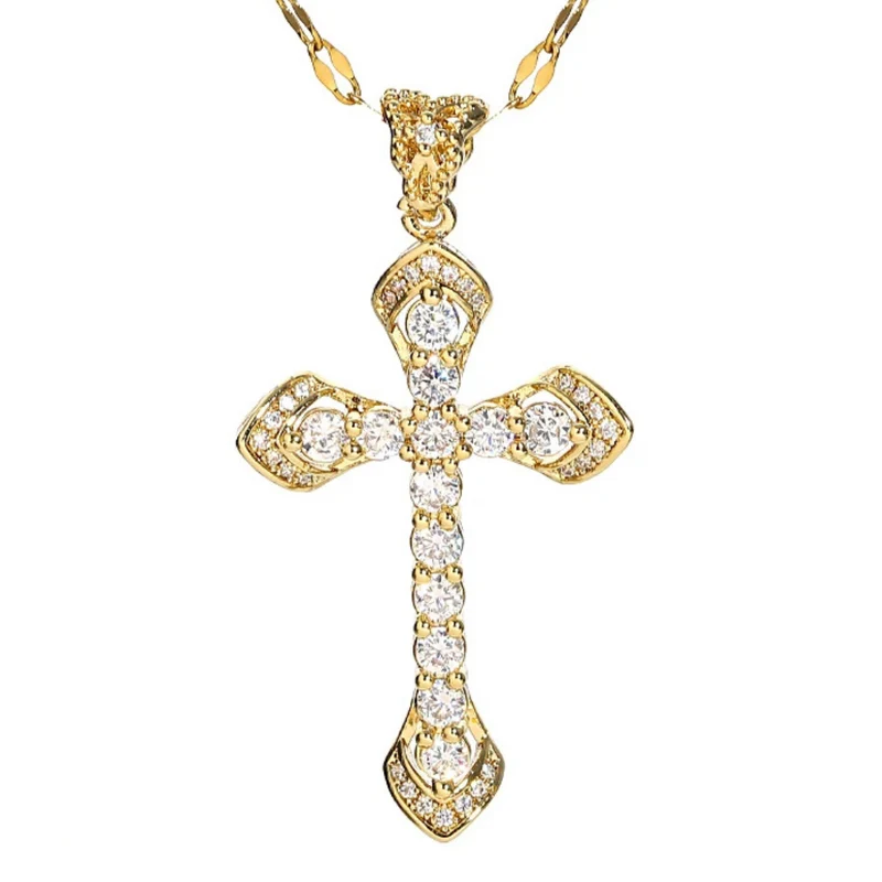 Collier Croix Diamant