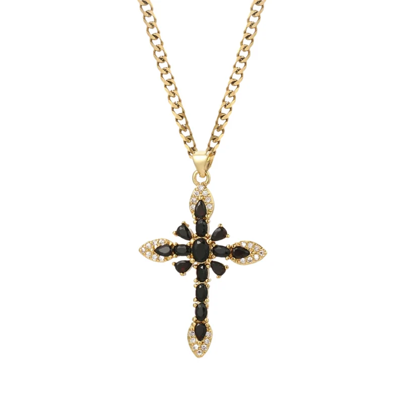 Collier Croix Gothique