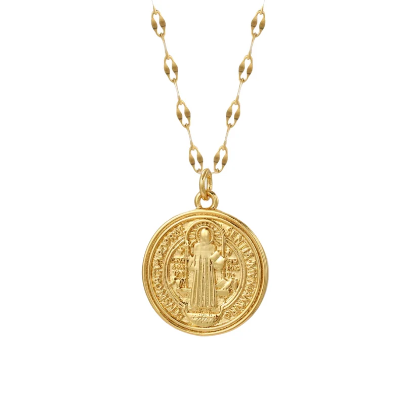 Collier Vierge Marie Or