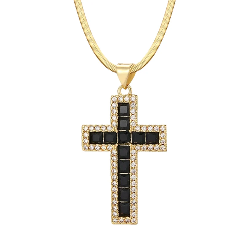 Collier Croix Noire