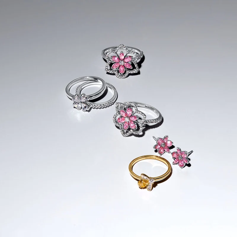 Pandora Timeless Bague Cocktail Double Fleurs 194577C01