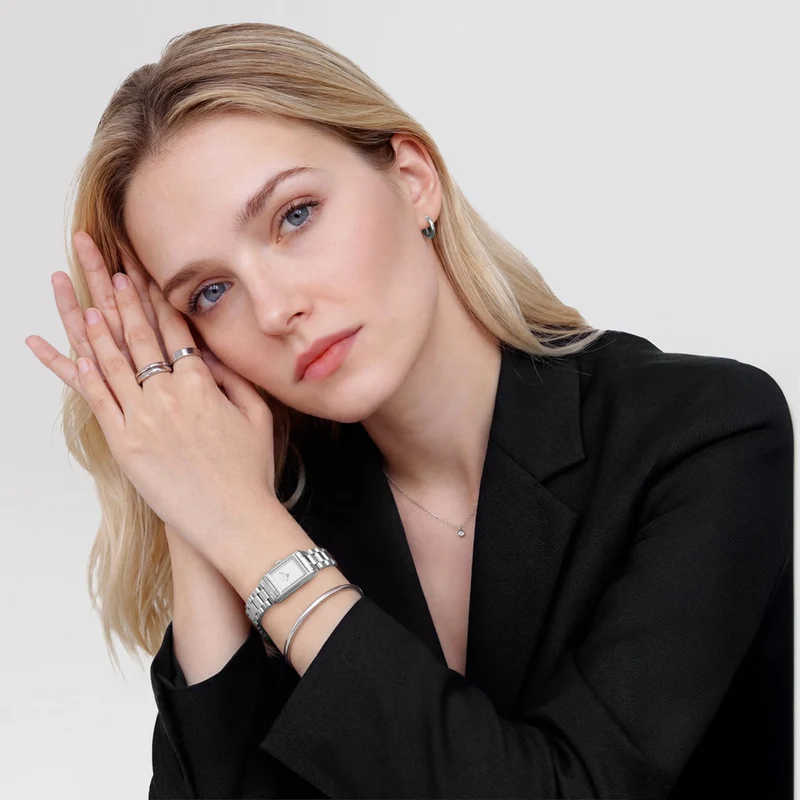 Daniel Wellington Bound Mini 3-Link Argent Montre Femme DW00100930