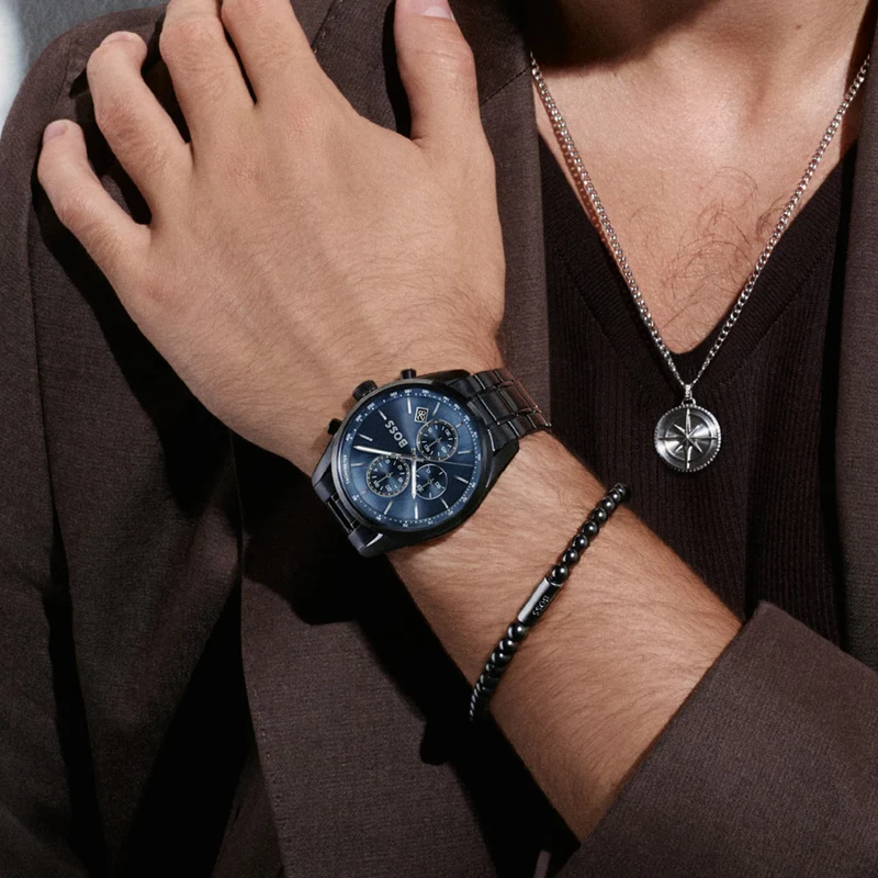 Hugo Boss Montre Chronographe 44 mm HB1514314