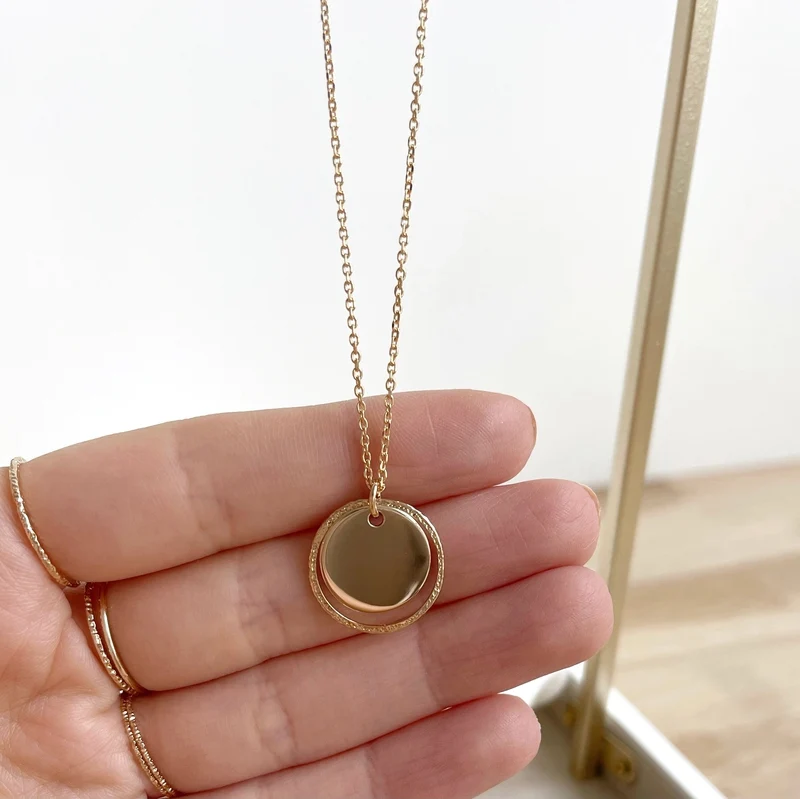 Collier "Capri" plaqué or