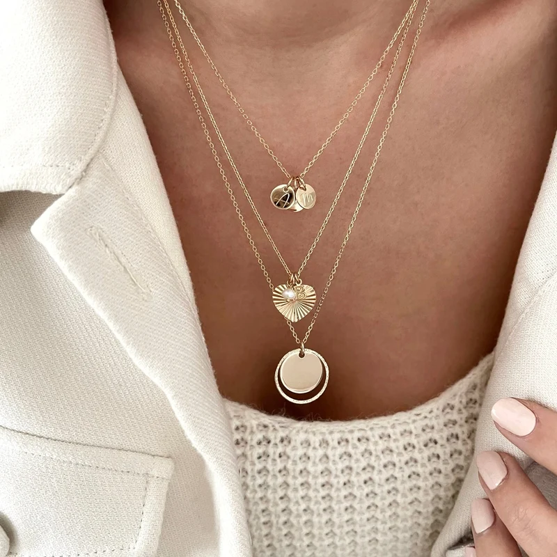 Collier "Capri" plaqué or